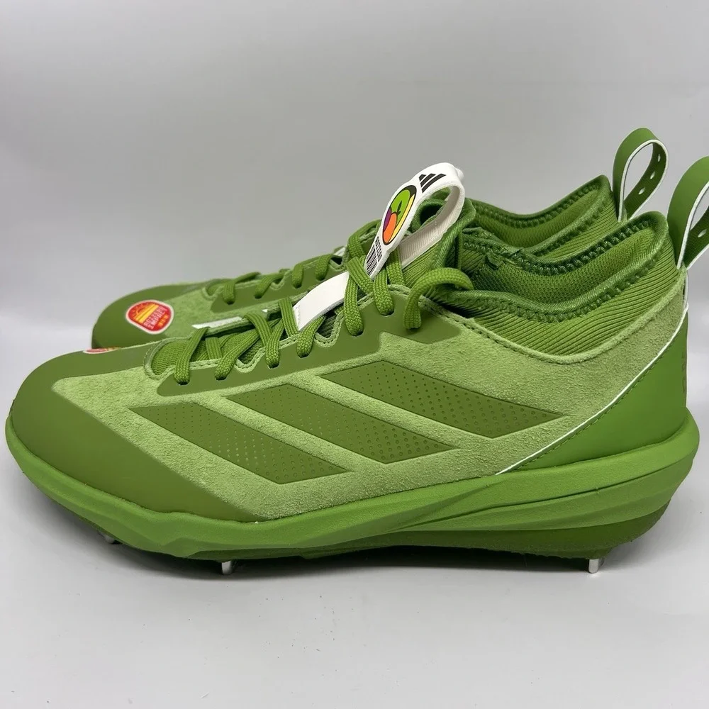 Adidas Adizero Impact Metal Cleats BSB SOMOS Baseball Rave Green JS2978 Mens 9